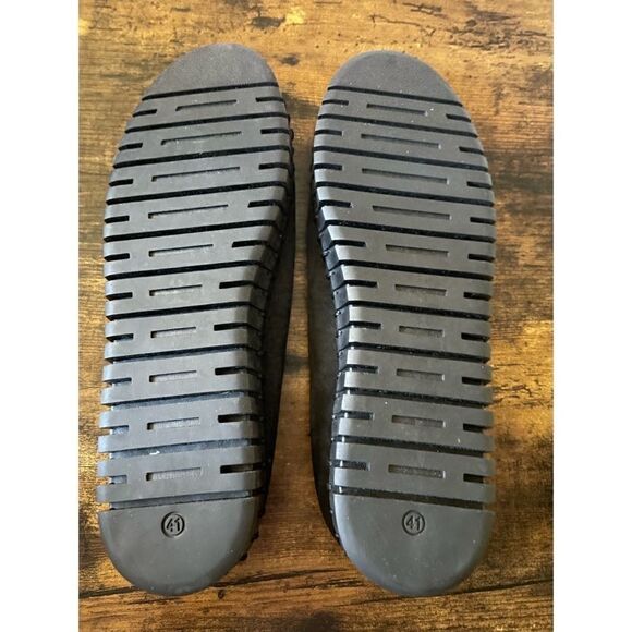 ERIC MICHAEL RAVEN NUBUK BLACK Sleep On Woman Shoes NWOB 41 - Picture 5 of 5